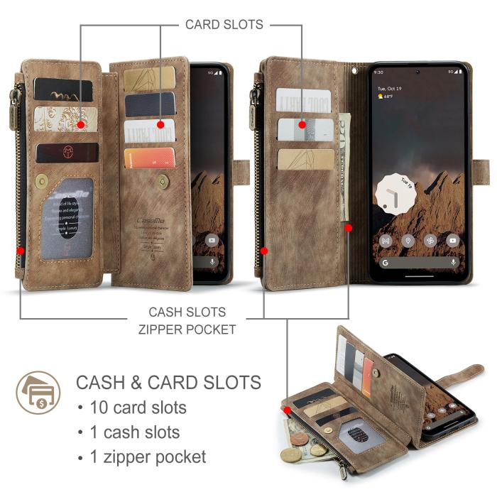 Bild 3, CASEME CASEME Google Pixel 11 Pro XL Fodral 2in1 Multifunktionell - Teknikhallen.se