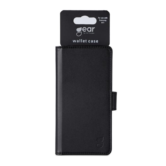 Bild 2, Gear GEAR Samsung Galaxy A41 Fodral Läder Svart - Teknikhallen.se