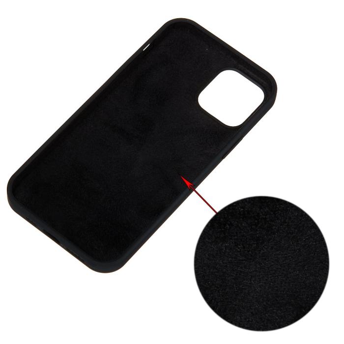Bild 3,  iPhone 13 Skal Liquid Silikon Svart - Teknikhallen.se