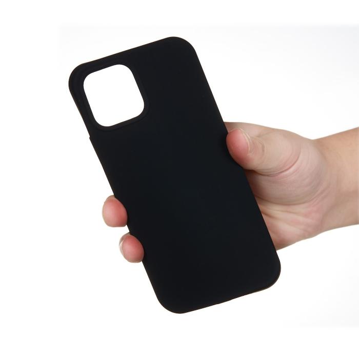 Bild 4,  iPhone 13 Skal Liquid Silikon Svart - Teknikhallen.se
