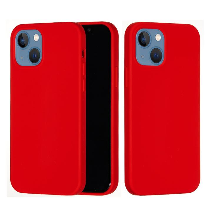 Bild 2,  iPhone 13 Skal Liquid Silikon Röd - Teknikhallen.se