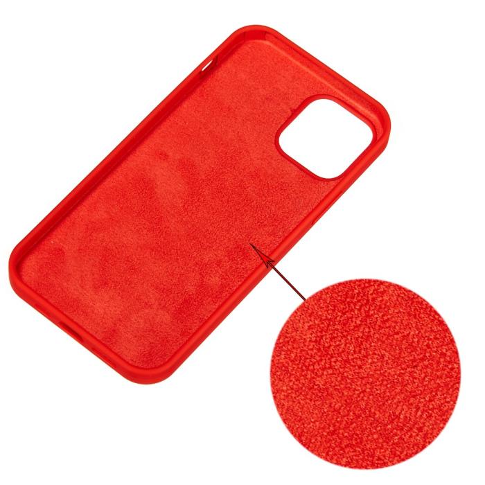 Bild 3,  iPhone 13 Skal Liquid Silikon Röd - Teknikhallen.se
