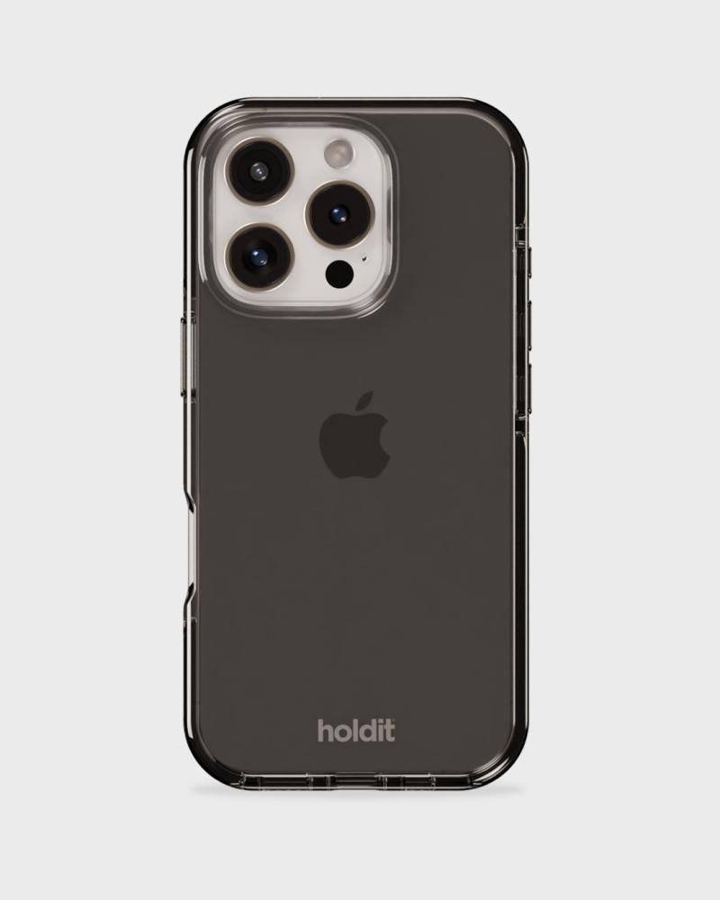 holdit holdit iPhone 16 Pro Mobilskal Seethru Svart - Teknikhallen.se