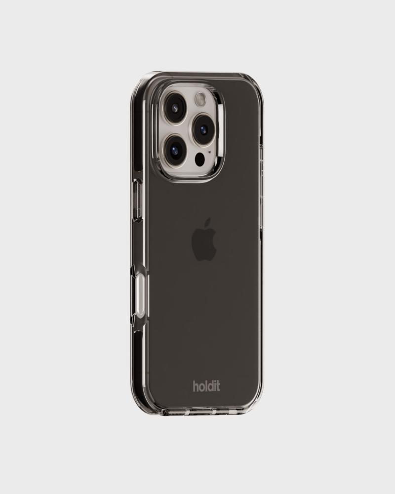 holdit holdit iPhone 16 Pro Mobilskal Seethru Svart - Teknikhallen.se