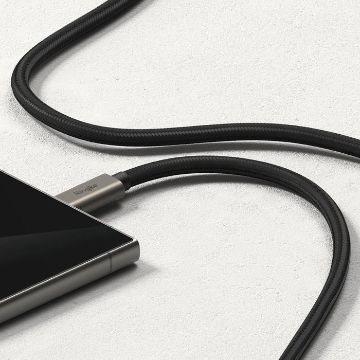 Bild 6, Ringke Ringke 1m 240W PD USB 3.2 Gen 2x2 USB-C - USB-C Ka - Teknikhallen.se