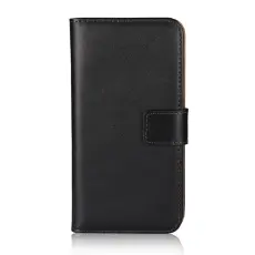 MyCase Xiaomi Redmi Note 14 4G Fodral I &Auml;kta L&auml;der - Svart - Teknikhallen.se