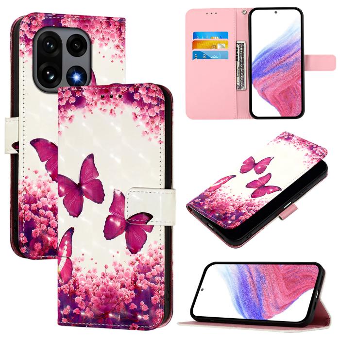 Bild 3,  OnePlus 15 Fodral Med Tryck Rosa Fjäril - Teknikhallen.se