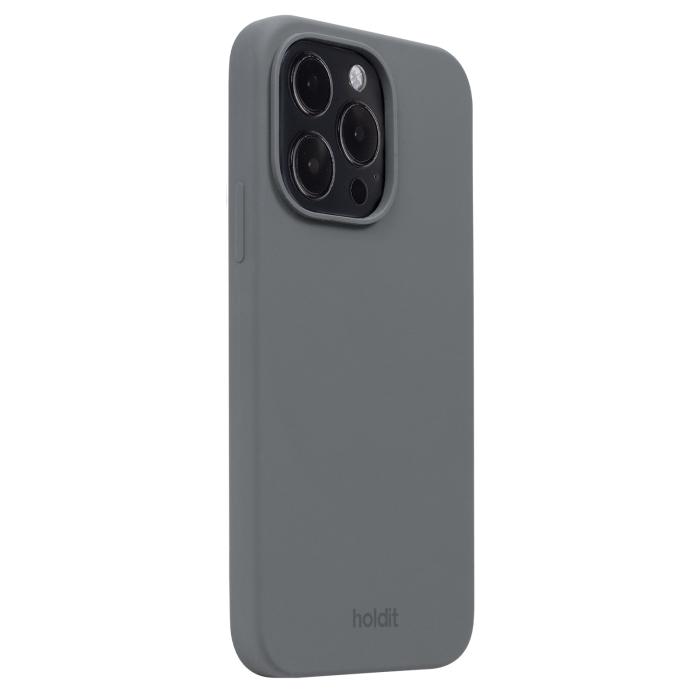 Bild 2, holdit holdit iPhone 14 Pro Mobilskal Silikon Space Gray - Teknikhallen.se