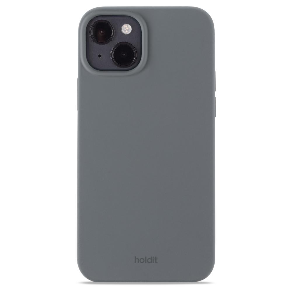 holdit holdit iPhone 14 Plus Mobilskal Silikon Space Gray - Teknikhallen.se