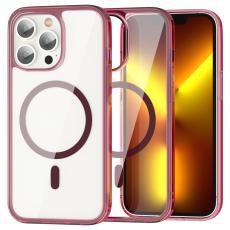 ColorPop ColorPop iPhone 13 Pro Max Skal CH MagSafe Transparent/R&ouml;d - Teknikhallen.se