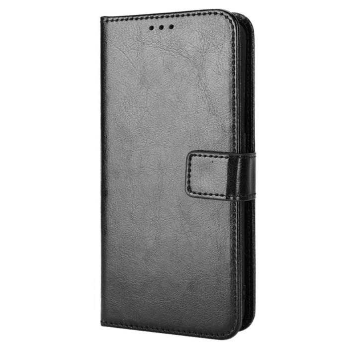 Bild 6,  Samsung Galaxy A23 5G Fodral Crazy Horse Svart - Teknikhallen.se