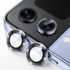 ENKAY ENKAY Galaxy Z Flip 5 Linsskydd Aluminium H&auml;rdat Glas Bl&aring; - Teknikhallen.se