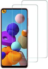 Samsung Galaxy A21s - 2-Pack - Sk&auml;rmskydd i H&auml;rdat Glas - Teknikhallen.se