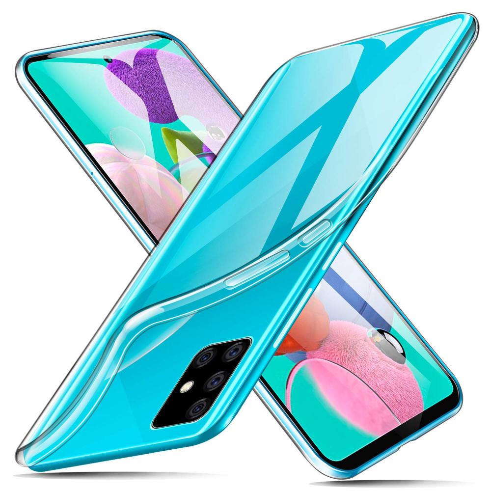  Samsung Galaxy A71 - Transparent TPU Skal - Teknikhallen.se