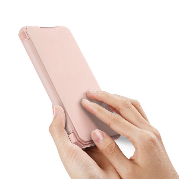 Bild 2, DUX DUCIS iPhone 7/8/SE (2020/2022) - DUX DUCIS Shockproof Plånboksfodral - Roséguld - Teknikhallen.se