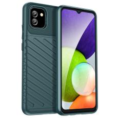  Samsung Galaxy A03 Skal Twill Textur Gr&ouml;n - Teknikhallen.se