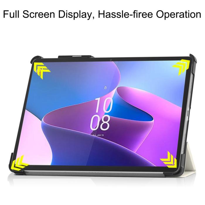 Bild 3,  Lenovo Tab P11 Pro Gen 2 Fodral Tri-Fold Trött Katt - Teknikhallen.se