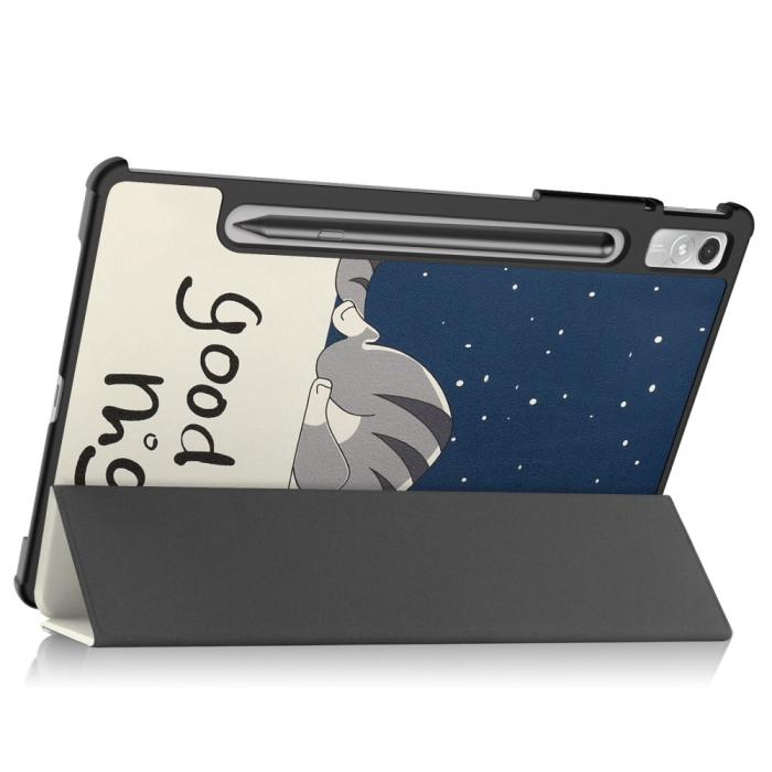 Bild 4,  Lenovo Tab P11 Pro Gen 2 Fodral Tri-Fold Trött Katt - Teknikhallen.se