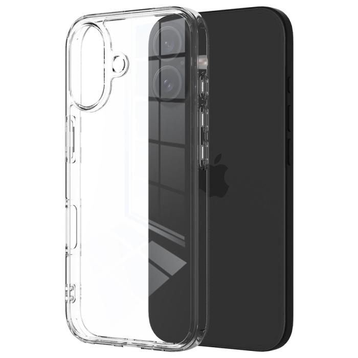 Bild 2,  iPhone 16 Skal Akryl/TPU Transparent - Teknikhallen.se