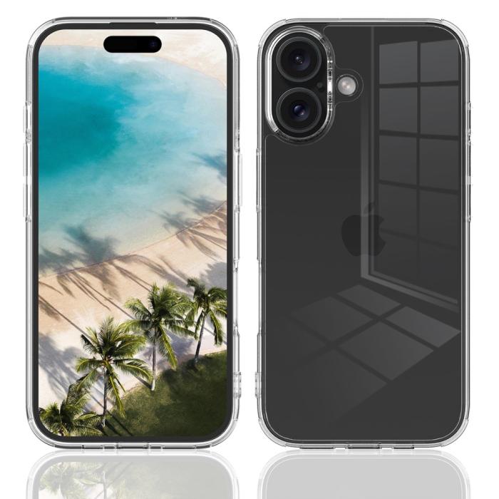 Bild 3,  iPhone 16 Skal Akryl/TPU Transparent - Teknikhallen.se