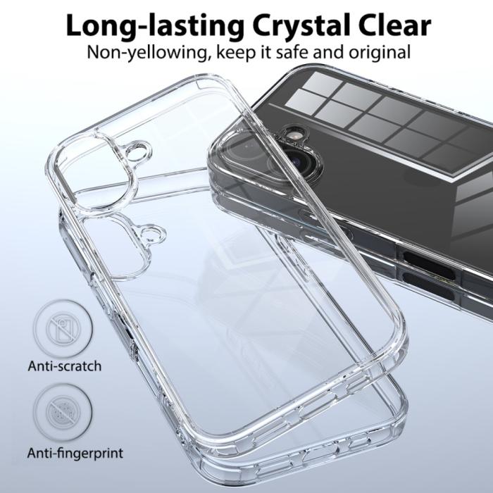 Bild 4,  iPhone 16 Skal Akryl/TPU Transparent - Teknikhallen.se
