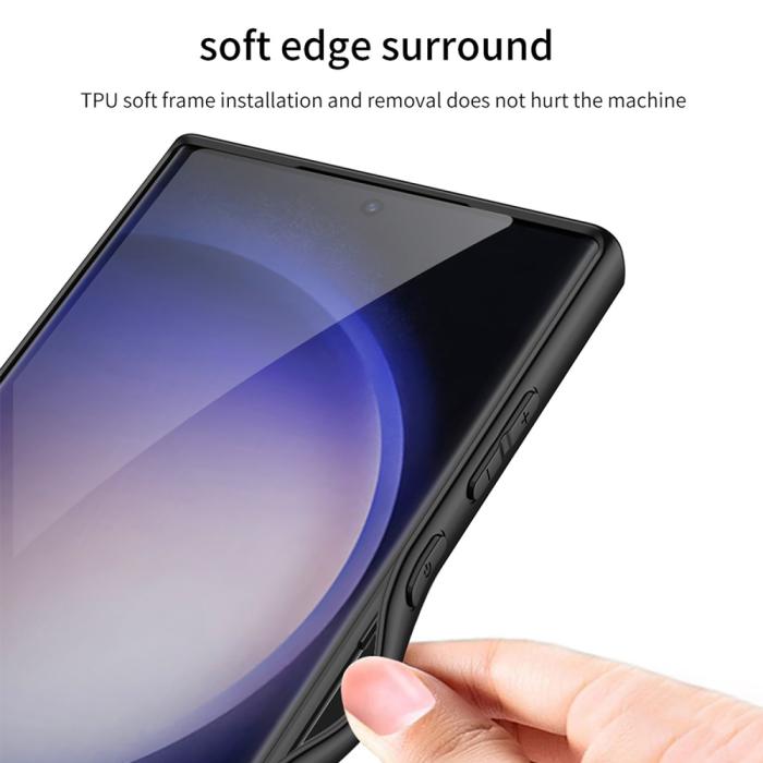 Bild 4, GKK GKK Samsung Galaxy S24 Ultra Skal Hybrid Läder Krokodil Textur - Teknikhallen.se