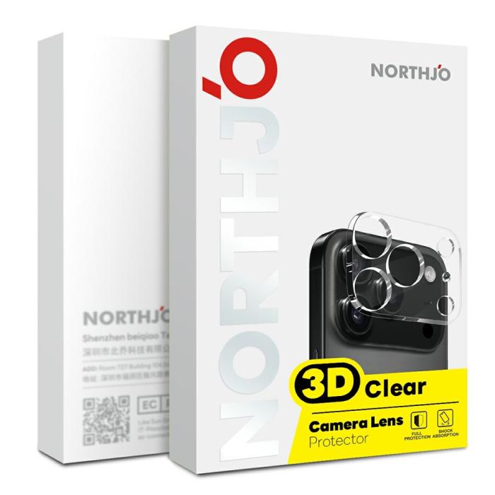 Bild 4, NORTHJO NORTHJO Xiaomi 17T 2-PACK Linsskydd Härdat glas Transparent - Teknikhallen.se