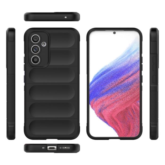 Bild 6,  Samsung Galaxy A54 5G Skal Magic Shield TPU Svart - Teknikhallen.se