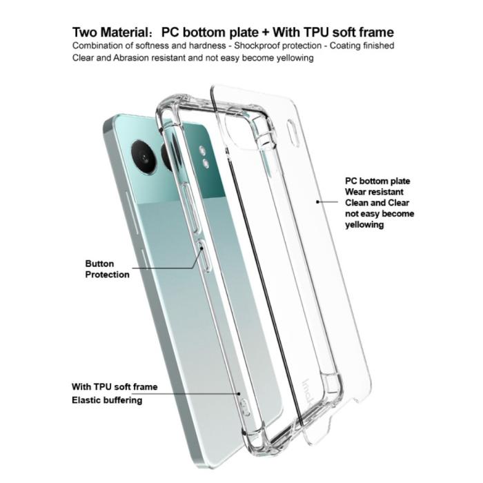 Bild 3, IMAK IMAK OnePlus Nord 4 Skal Transparent - Teknikhallen.se