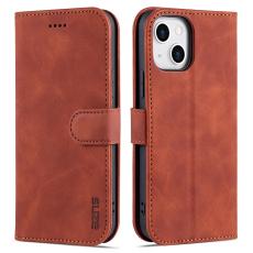 AZNS AZNS iPhone 15 Fodral Retro L&auml;der Brun - Teknikhallen.se