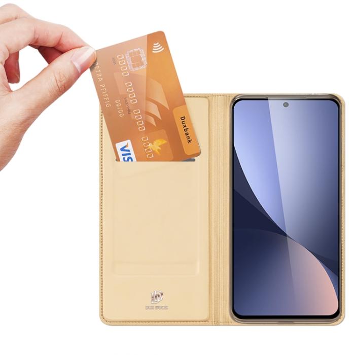 Bild 4, DUX DUCIS DUX DUCIS Xiaomi 12 Fodral Skin Pro Guld - Teknikhallen.se