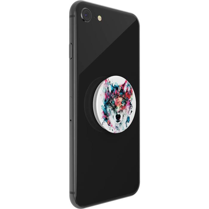 Bild 6, PopSockets PopSockets Avtagbart Grip med Ställfunktion Wolf - Teknikhallen.se