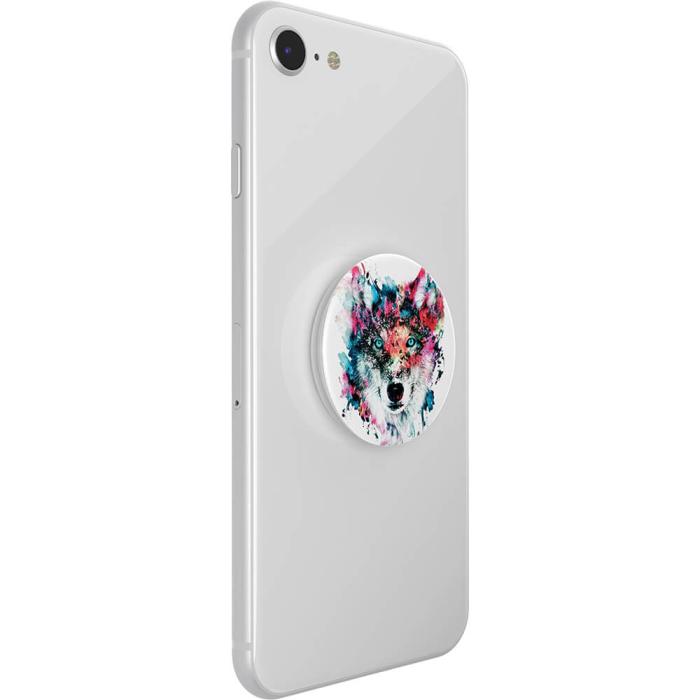 Bild 8, PopSockets PopSockets Avtagbart Grip med Ställfunktion Wolf - Teknikhallen.se