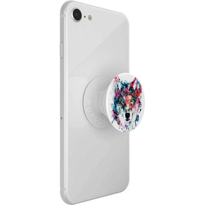 Bild 9, PopSockets PopSockets Avtagbart Grip med Ställfunktion Wolf - Teknikhallen.se