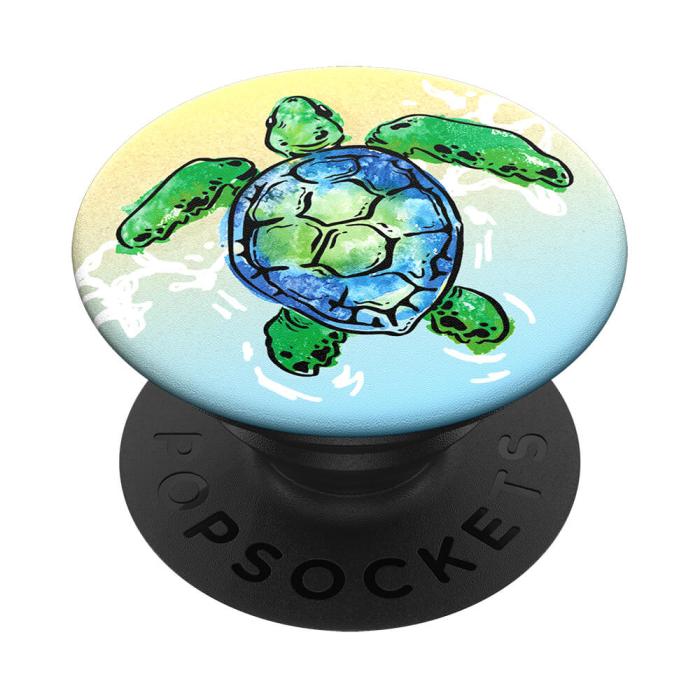 Bild 3, PopSockets PopSockets Avtagbart Grip med Ställfunktion Tortuga - Teknikhallen.se