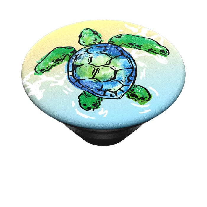 Bild 5, PopSockets PopSockets Avtagbart Grip med Ställfunktion Tortuga - Teknikhallen.se