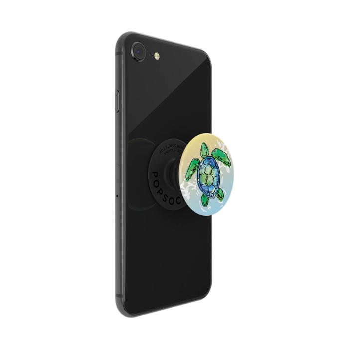 Bild 7, PopSockets PopSockets Avtagbart Grip med Ställfunktion Tortuga - Teknikhallen.se