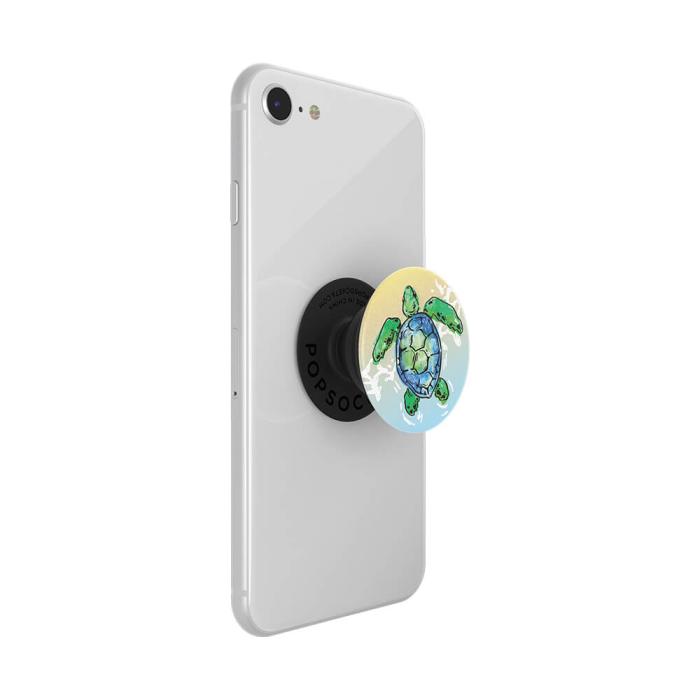 Bild 9, PopSockets PopSockets Avtagbart Grip med Ställfunktion Tortuga - Teknikhallen.se