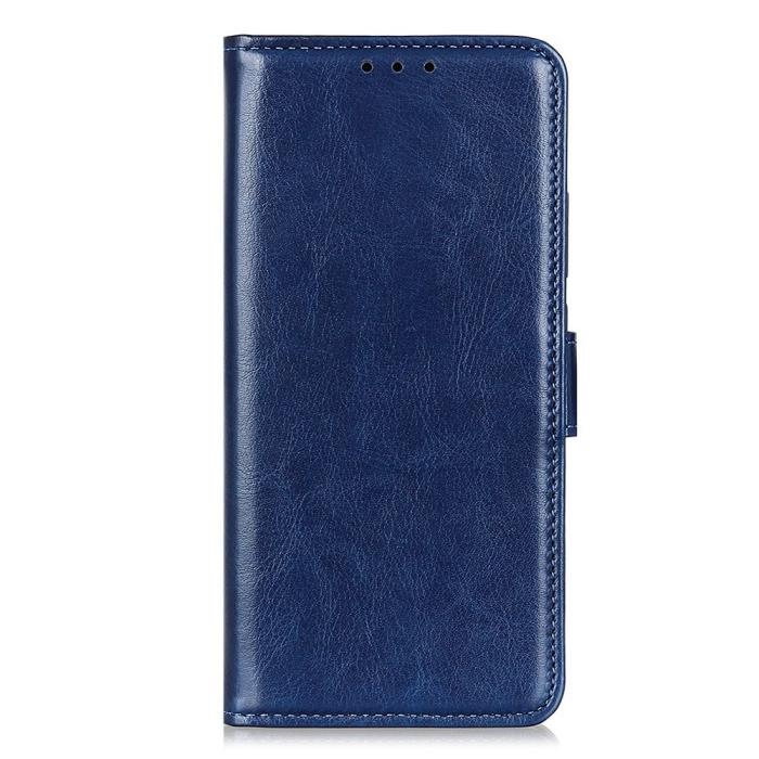 Bild 5,  Samsung Galaxy A16 Fodral Crazy Horse Läder Blå - Teknikhallen.se