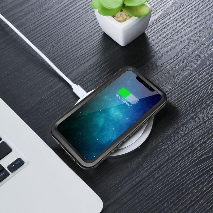 Bild 4, Tech-Protect Tech-Protect iPhone 7/8/SE Skal 360 IP68 Shellbox Svart - Teknikhallen.se