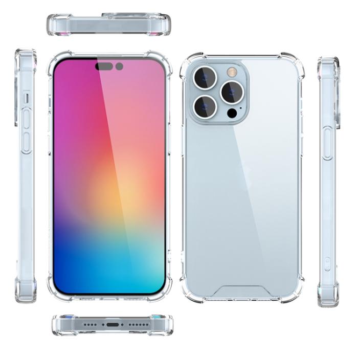 Bild 3,  iPhone 14 Pro Skal Shockproof AirBag Transparent - Teknikhallen.se