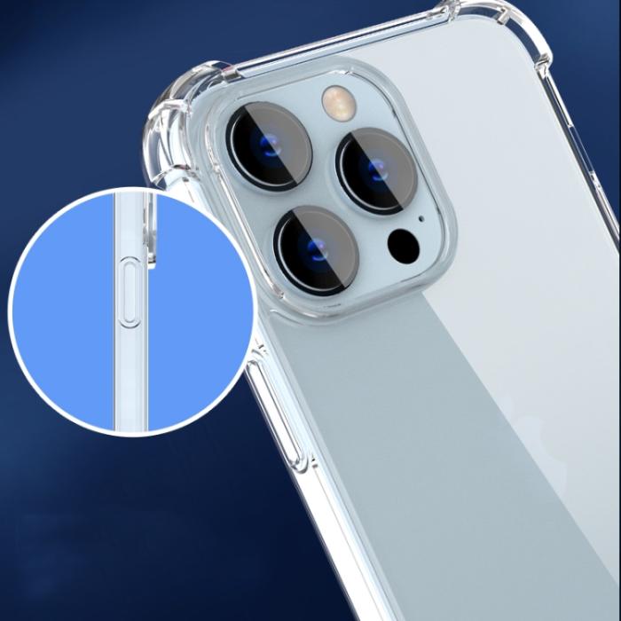 Bild 5,  iPhone 14 Pro Skal Shockproof AirBag Transparent - Teknikhallen.se
