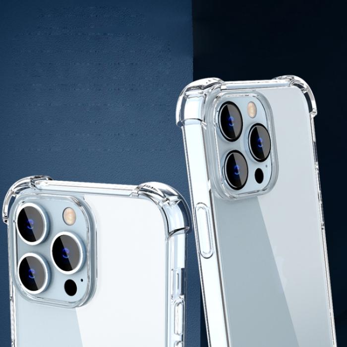 Bild 6,  iPhone 14 Pro Skal Shockproof AirBag Transparent - Teknikhallen.se