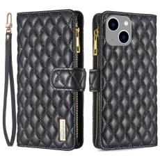  iPhone 15 Plus Fodral Diamond Multifunktionell Svart - Teknikhallen.se
