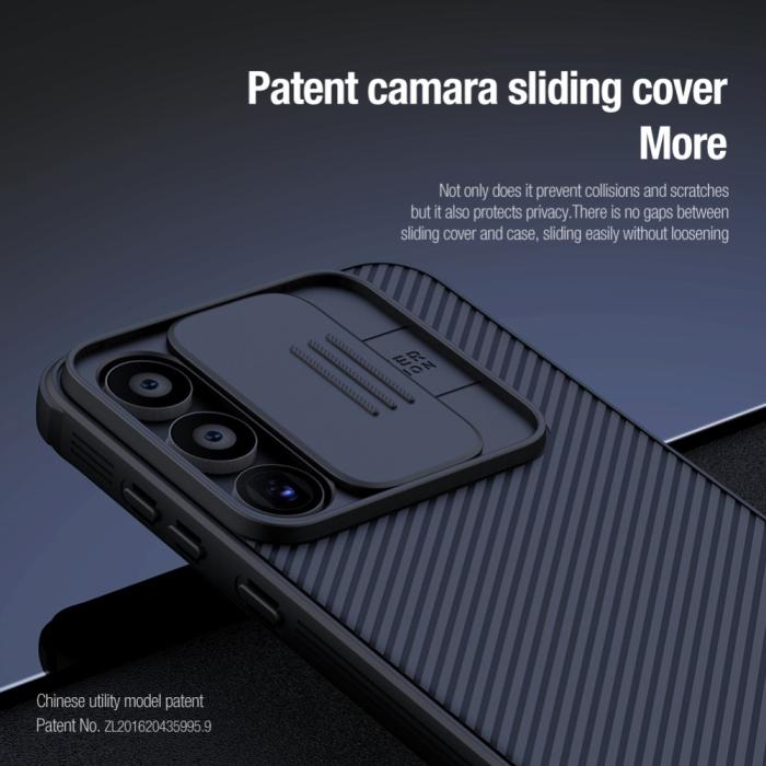 Bild 6, NILLKIN NILLKIN Galaxy A55 5G Skal CamShield Pro Blå - Teknikhallen.se