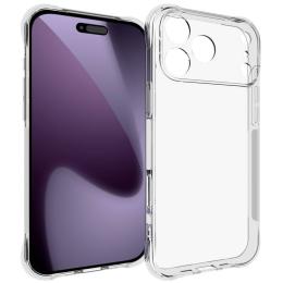  iPhone 17 Pro Max Skal Shockproof TPU Transparent - Teknikhallen.se