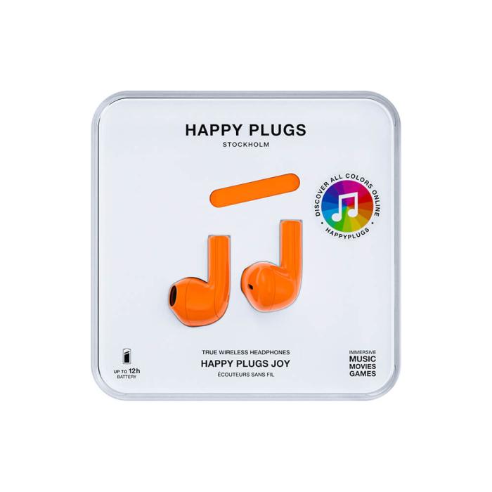 Bild 2, Happy Plugs Happy Plugs Joy Hörlurar In-Ear TWS Orange - Teknikhallen.se