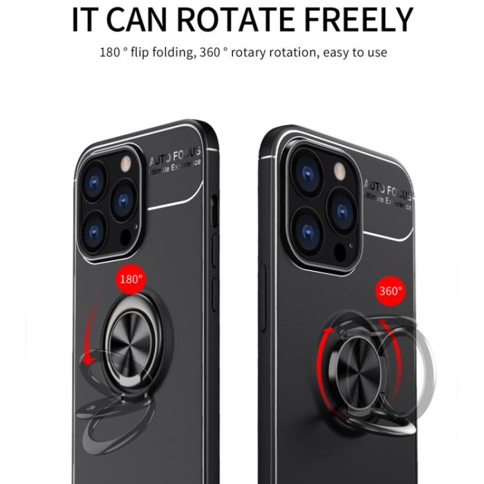 Bild 4,  iPhone 14 Pro Max Skal Ring Blå - Teknikhallen.se