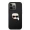 Karl Lagerfeld Karl Lagerfeld iPhone 13 Pro Skal PU Läder Karl Head Svart - Teknikhallen.se