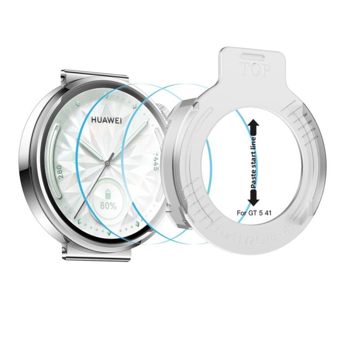 Bild 5, Tech-Protect Tech-Protect Huawei Watch GT 5 41 mm 2-PACK Skärmskydd - Teknikhallen.se